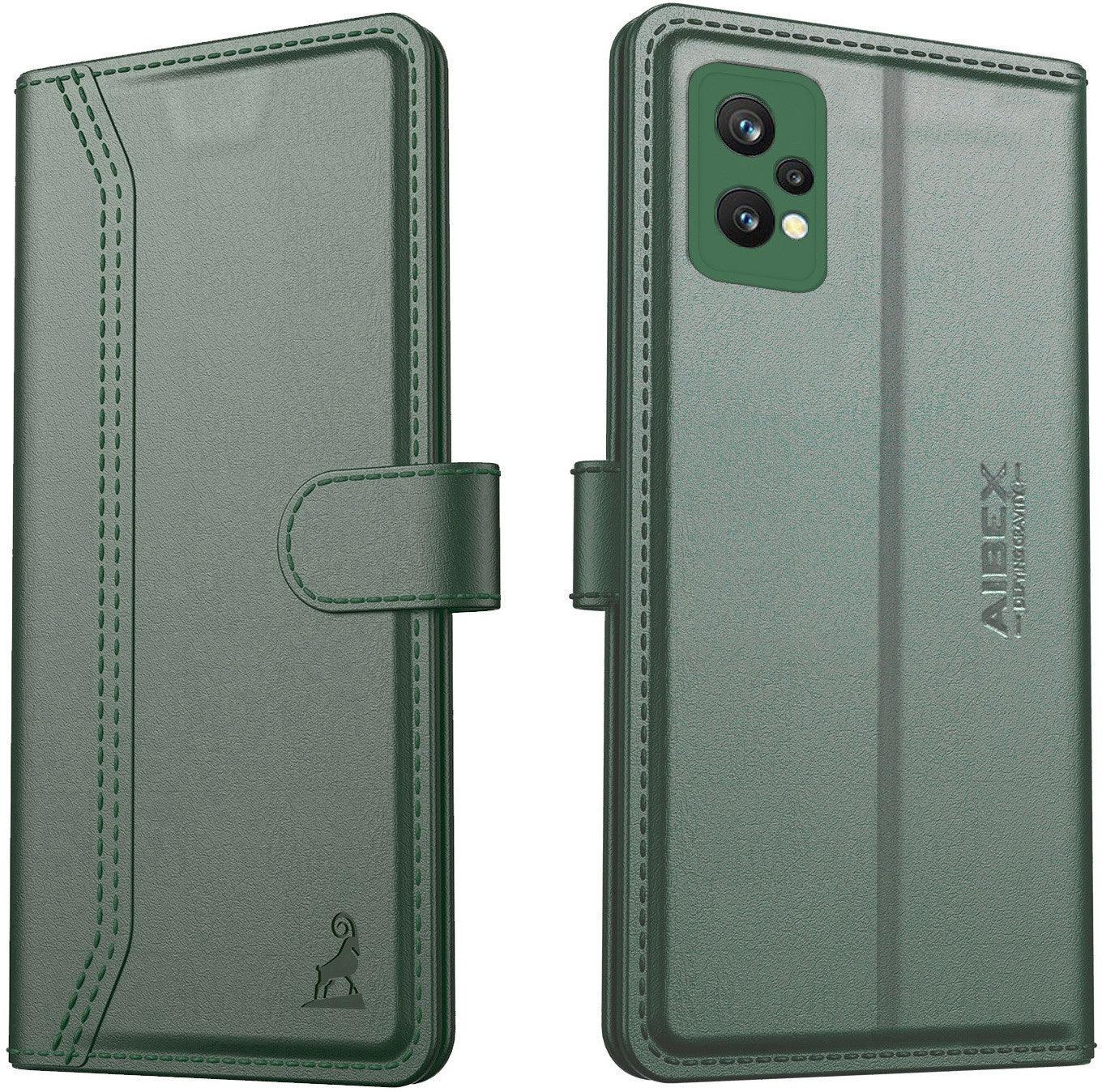 OnePlus Nord CE 2 Lite 5G Aibex PU Leather Flip Cover Foldable Stand & Pocket Magnetic Closure - Aibex