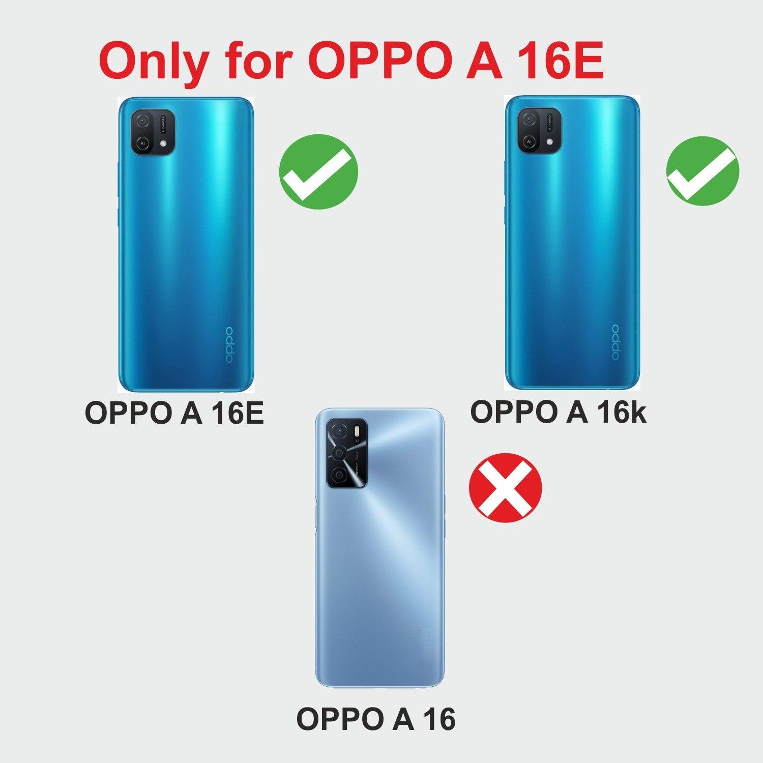 Oppo A16e / Oppo A16K Aibex PU Leather Flip Cover Foldable Stand & Pocket Magnetic Closure - Aibex