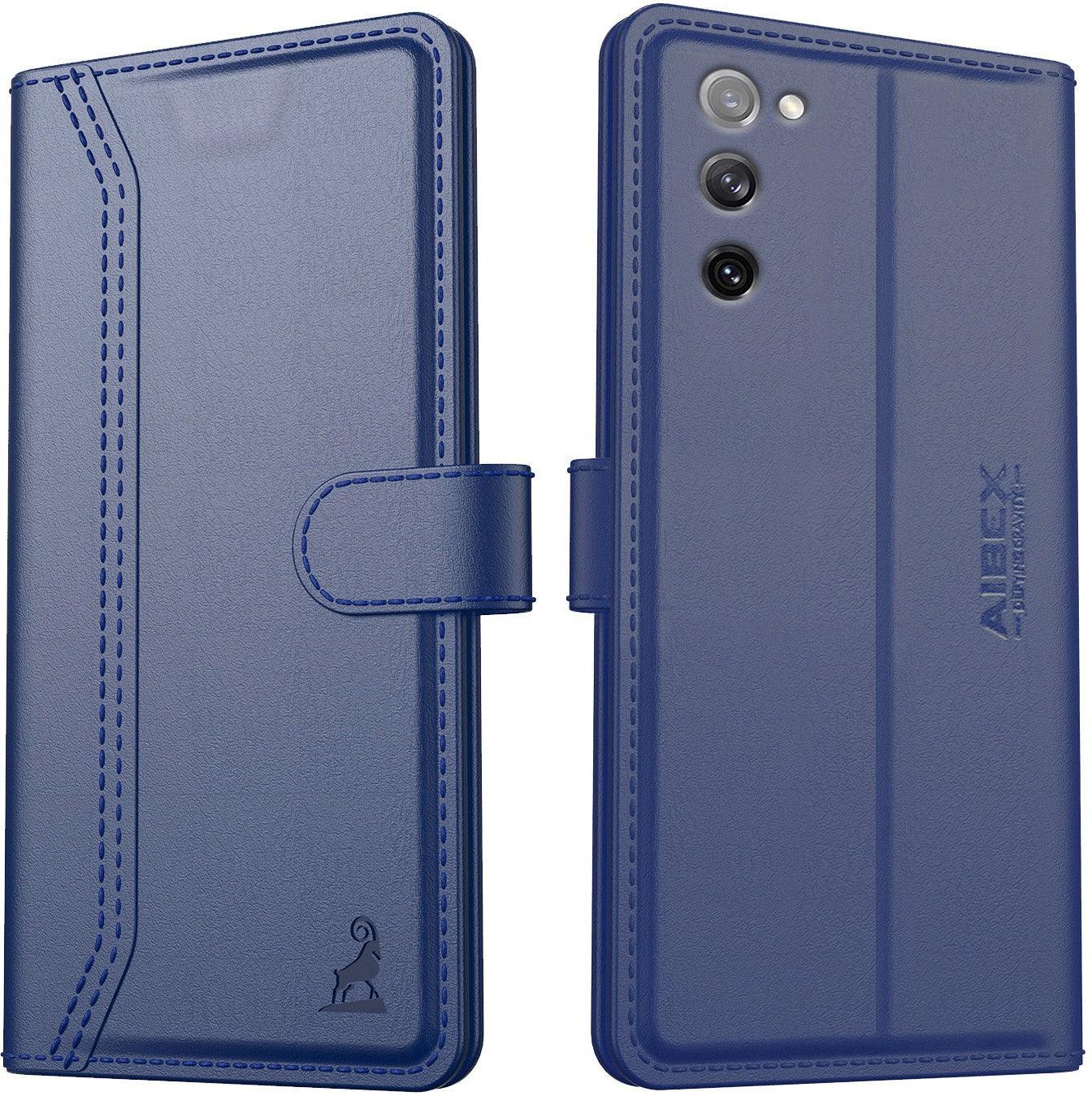 Samsung Galaxy S20 Fe Aibex PU Leather Flip Cover Foldable Stand & Pocket Magnetic Closure - Aibex