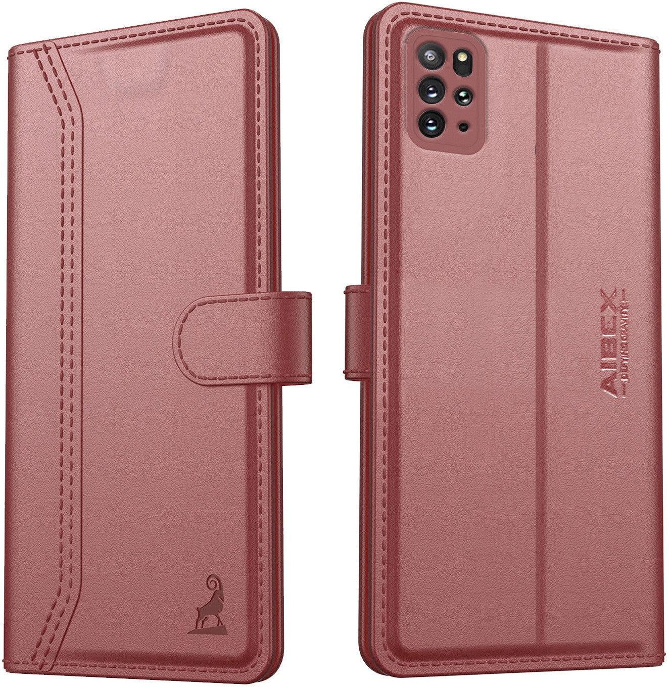 Samsung Galaxy S20 Plus Aibex PU Leather Flip Cover Foldable Stand & Pocket Magnetic Closure - Aibex