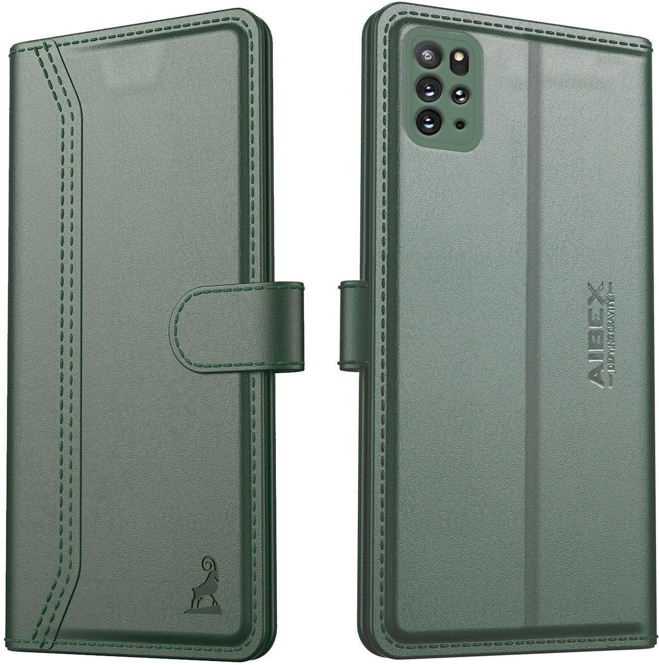 Samsung Galaxy S20 Plus Aibex PU Leather Flip Cover Foldable Stand & Pocket Magnetic Closure - Aibex