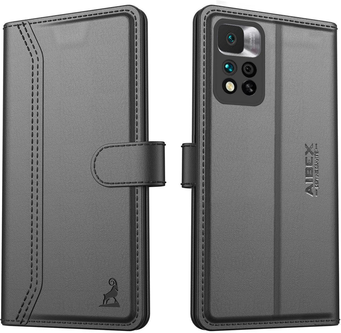 Xiaomi Redmi 11i 5G / 11i 5G Aibex PU Leather Flip Cover Foldable Stand - Aibex