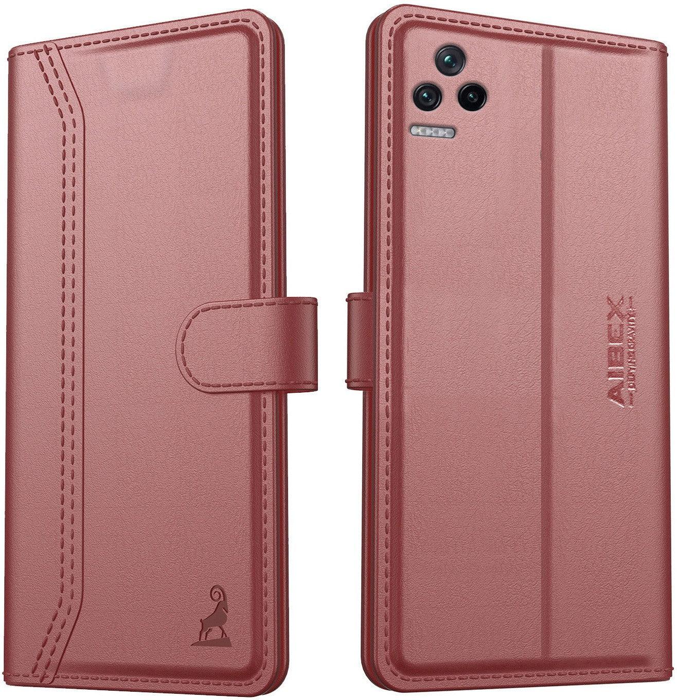 Xiaomi Poco F4 5G Aibex PU Leather Flip Cover Foldable Stand & Pocket Magnetic Closure - Aibex