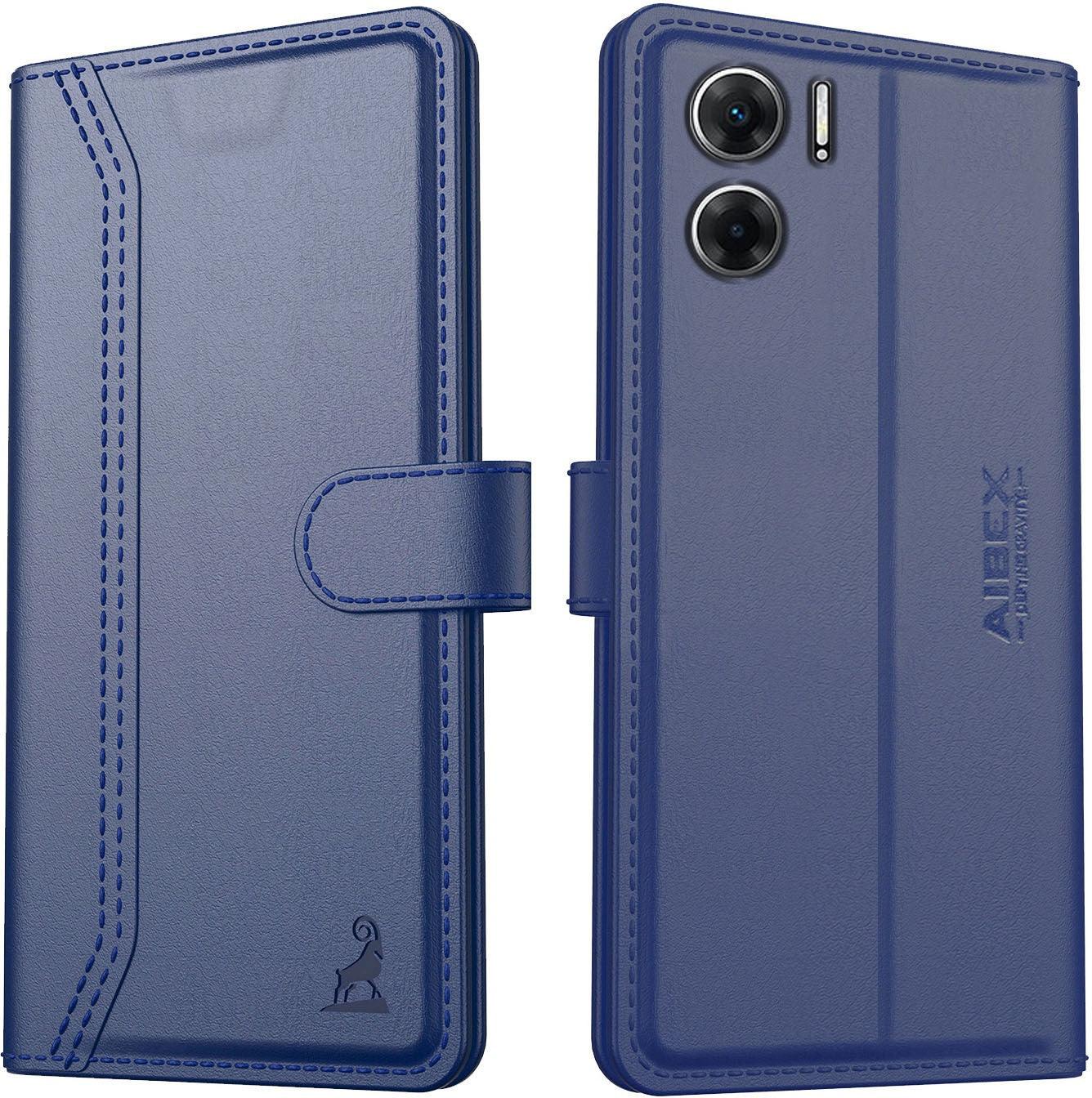 Xiaomi Redmi 11 Prime 5G Aibex PU Leather Flip Cover Foldable Stand & Pocket Magnetic Closure - Aibex