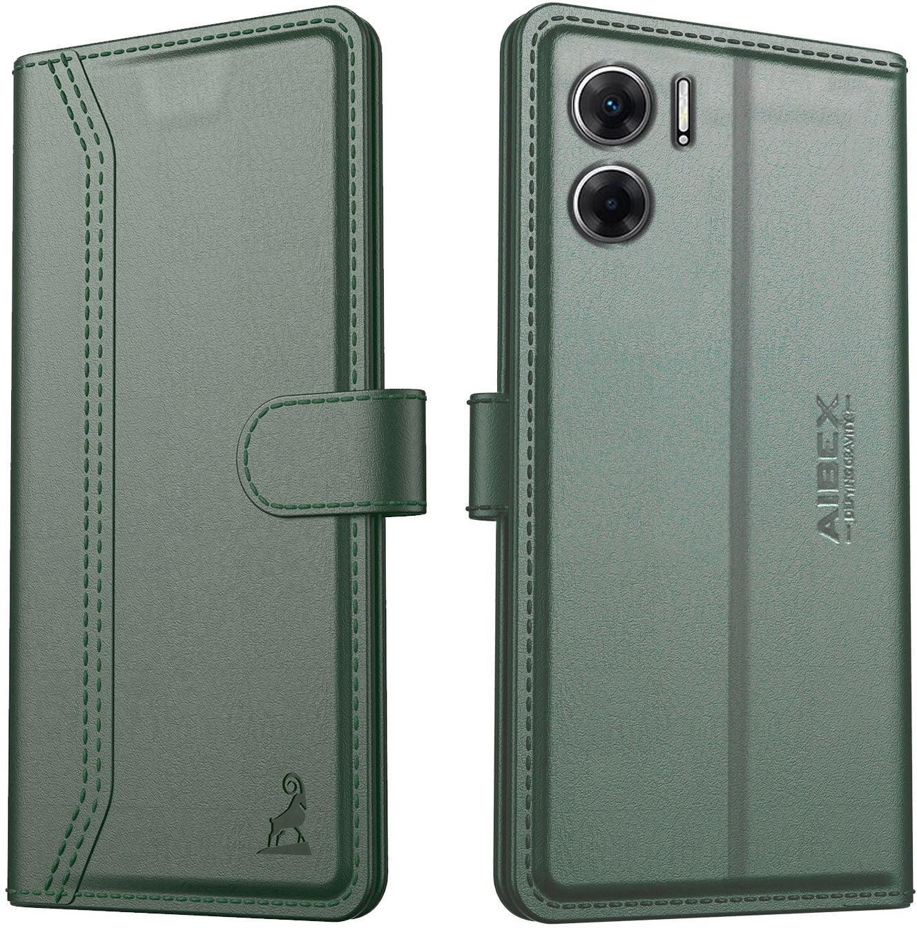 Xiaomi Redmi 11 Prime 5G Aibex PU Leather Flip Cover Foldable Stand & Pocket Magnetic Closure - Aibex