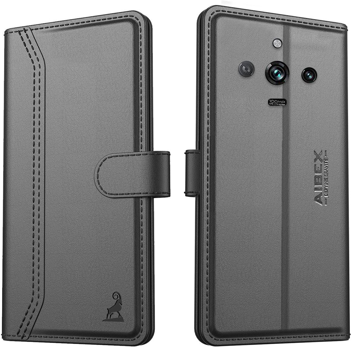 Realme 11 Pro 5G / Realme 11 Pro Plus 5G Aibex PU Leather Flip Cover Foldable Stand - Aibex