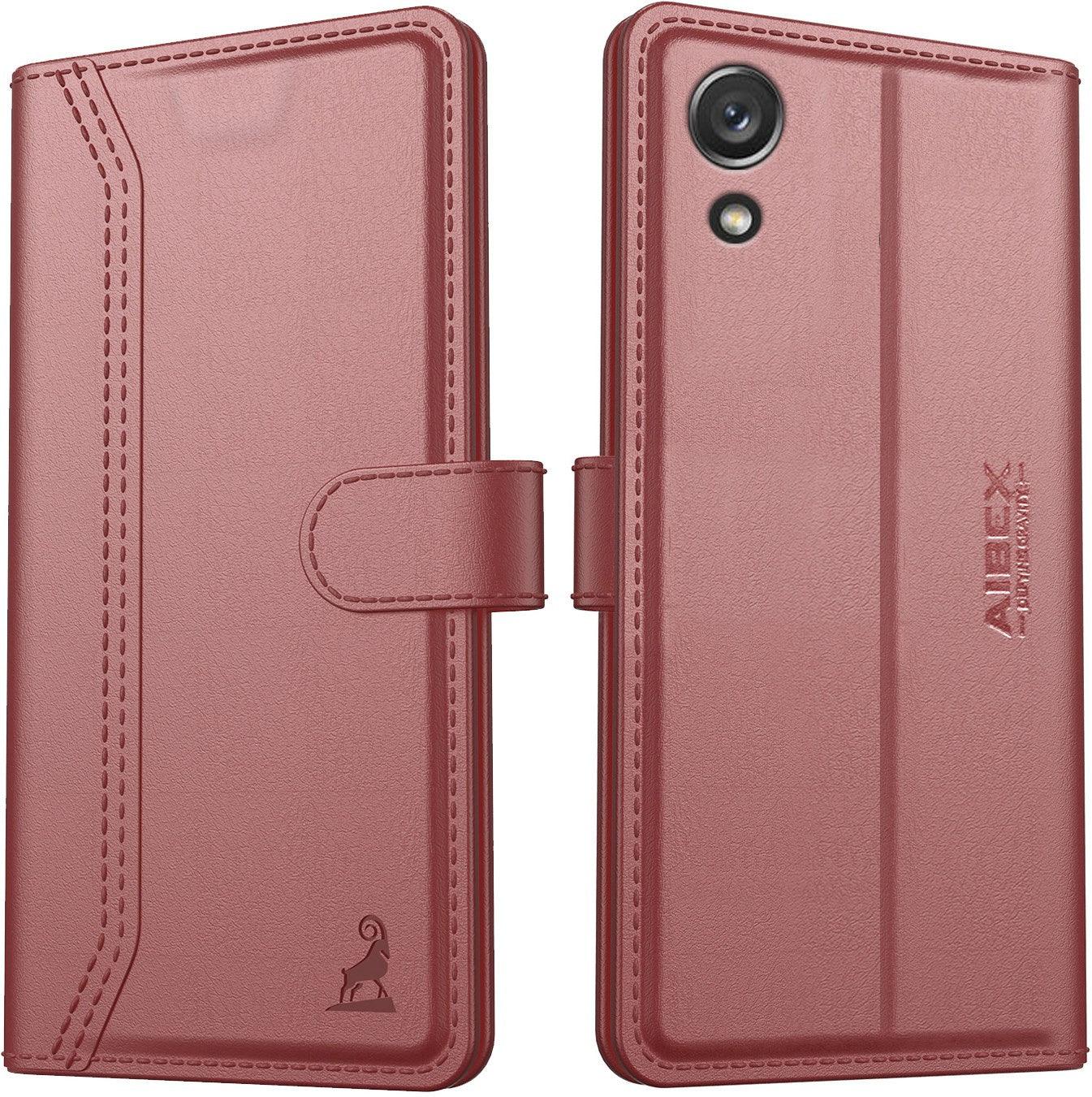 Samsung Galaxy A03 Core Aibex PU Leather Flip Cover Foldable Stand & Pocket Magnetic Closure - Aibex