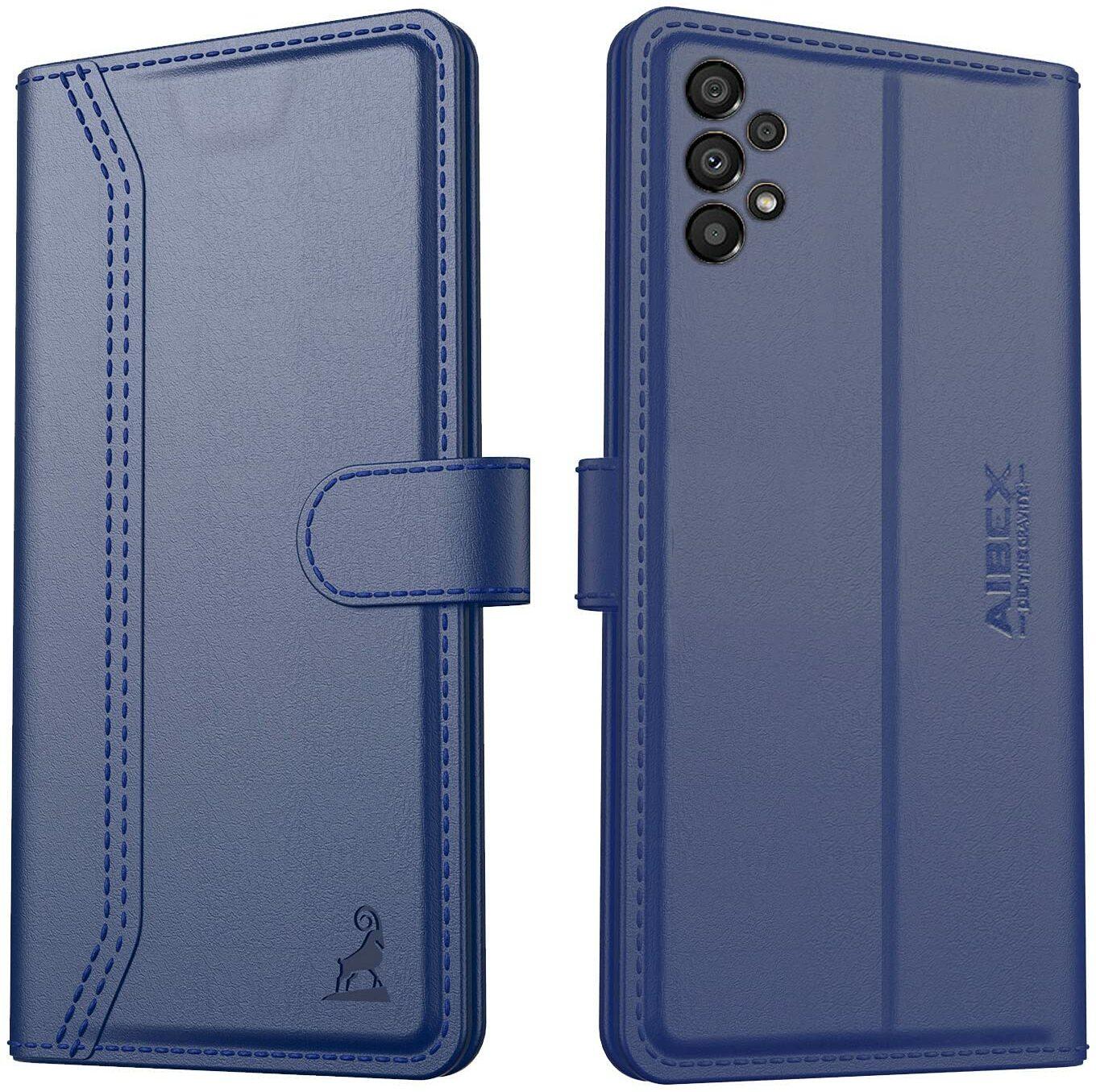 Samsung Galaxy A33 5G Aibex PU Leather Flip Cover Foldable Stand & Pocket Magnetic Closure - Aibex
