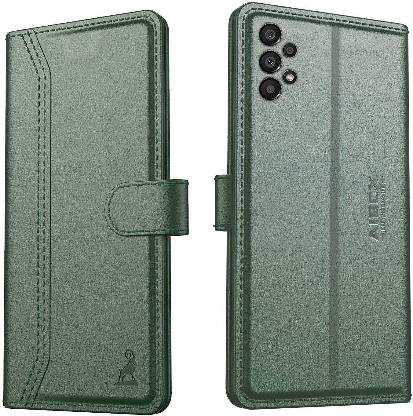 Samsung Galaxy A33 5G Aibex PU Leather Flip Cover Foldable Stand & Pocket Magnetic Closure - Aibex