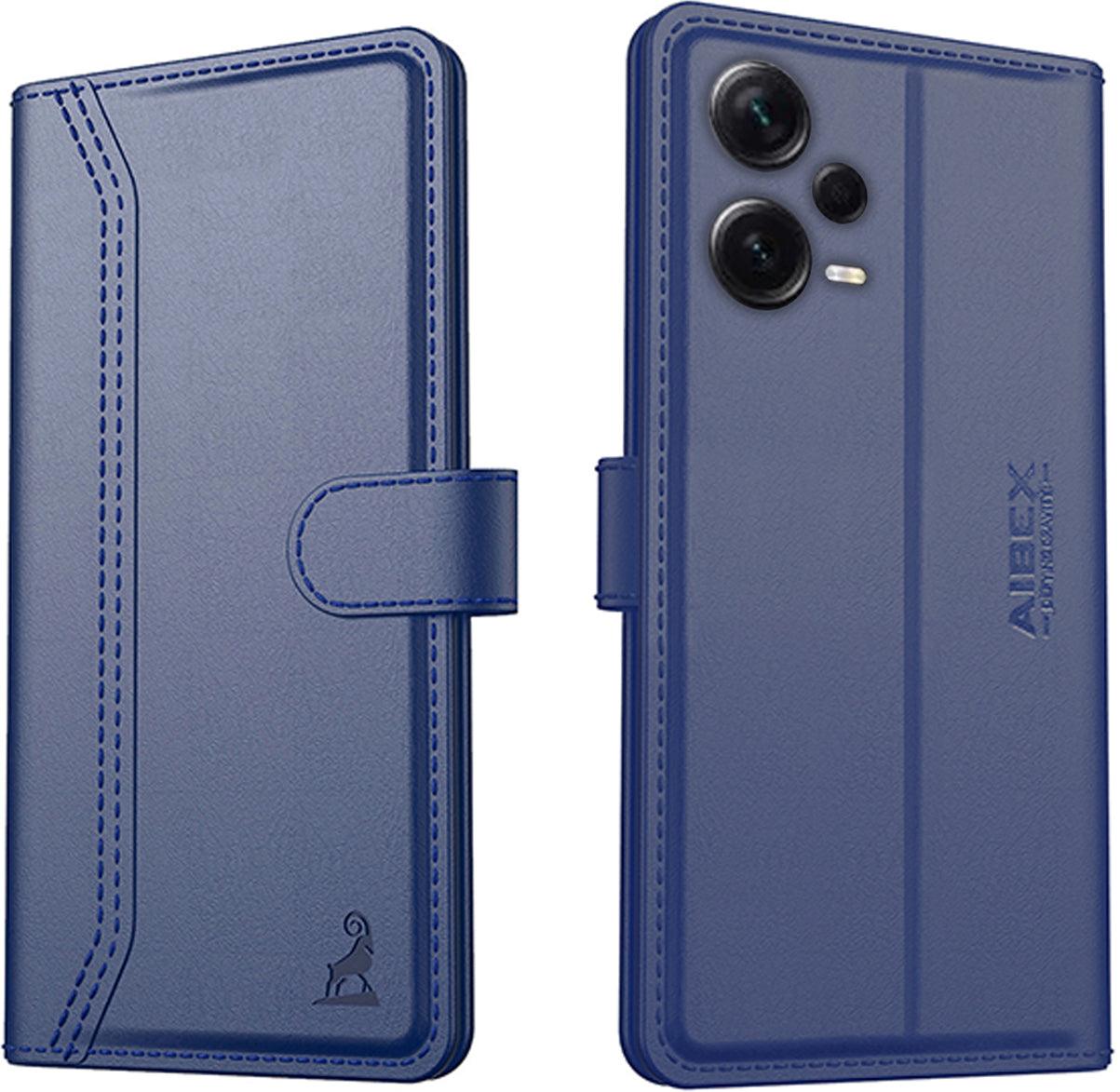 Xiaomi Redmi Note 12 Pro Plus Aibex PU Leather Flip Cover Foldable Stand - Aibex